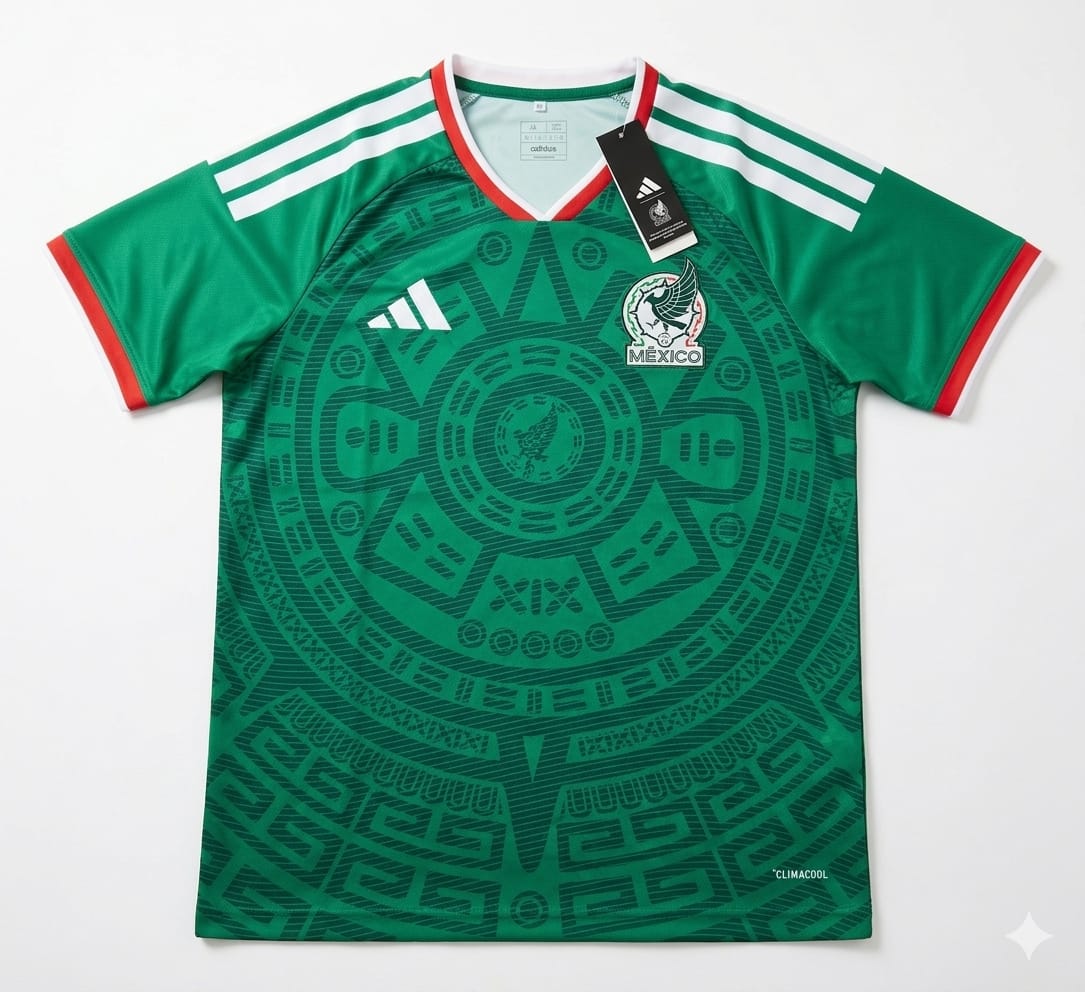 PLAYERA MEXICO CON ETIQUETA ADIDAS XL