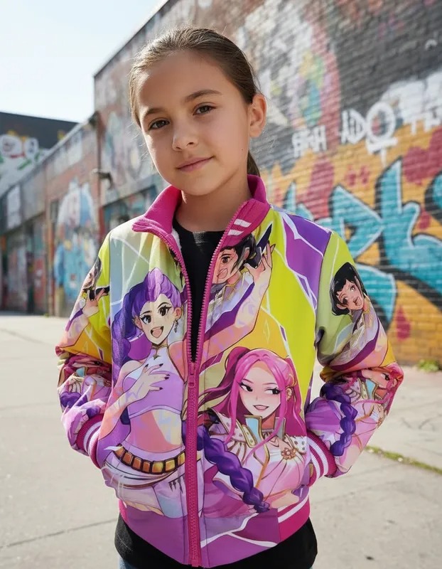 SUDADERA ABORREGADA LAS GUERRERAS DEL K-POP MOD.3 S (4-6)