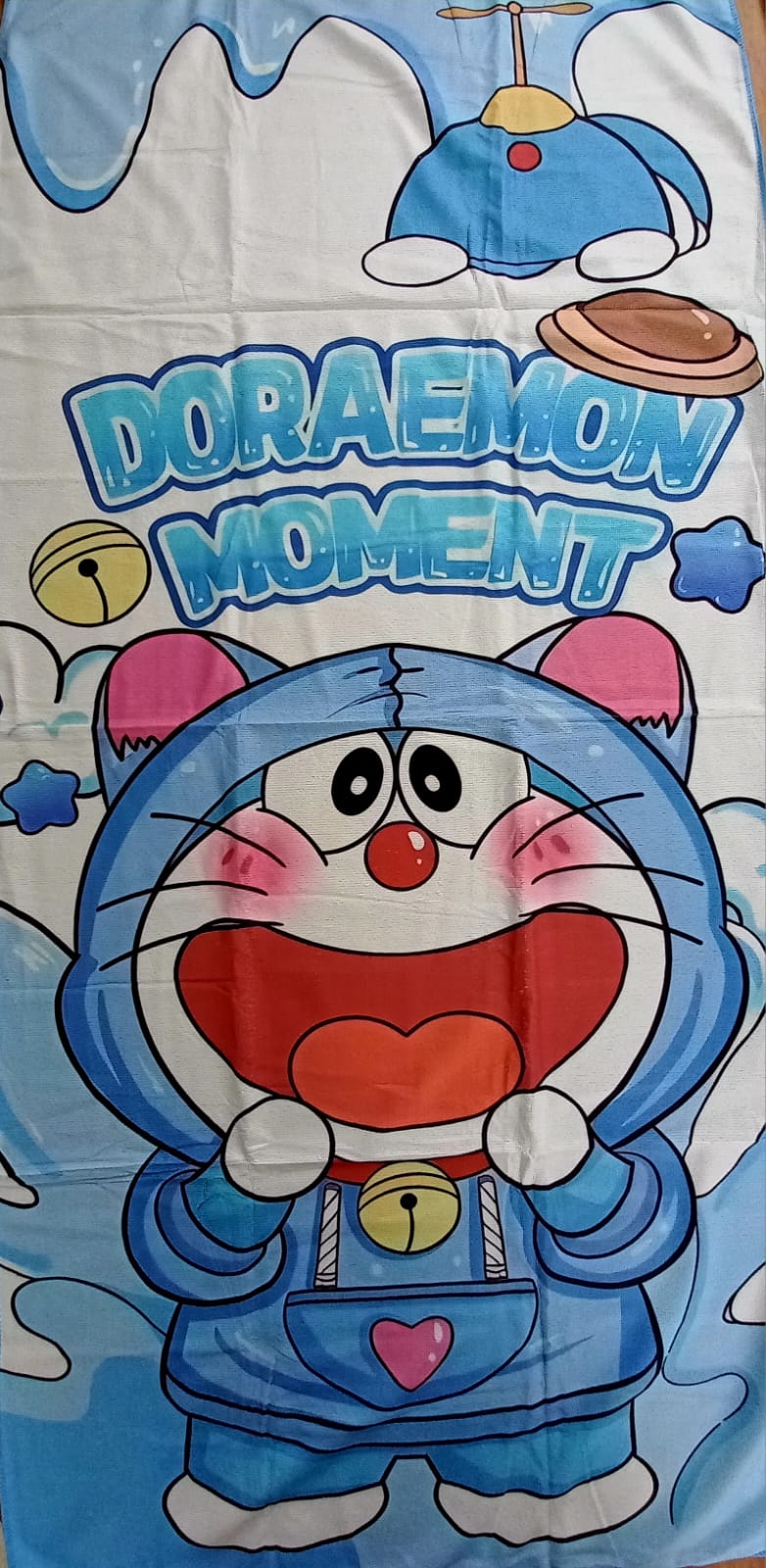 TOALLA INFANTIL PERSONAJES 1.40 DORAEMON