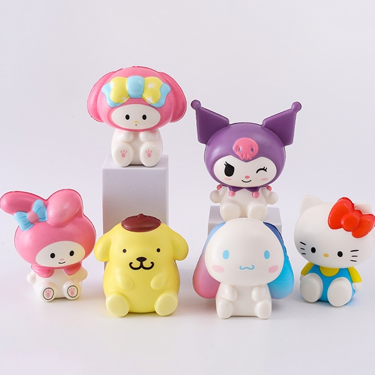 LLAVERO SQUISHY SANRIO 12PZ