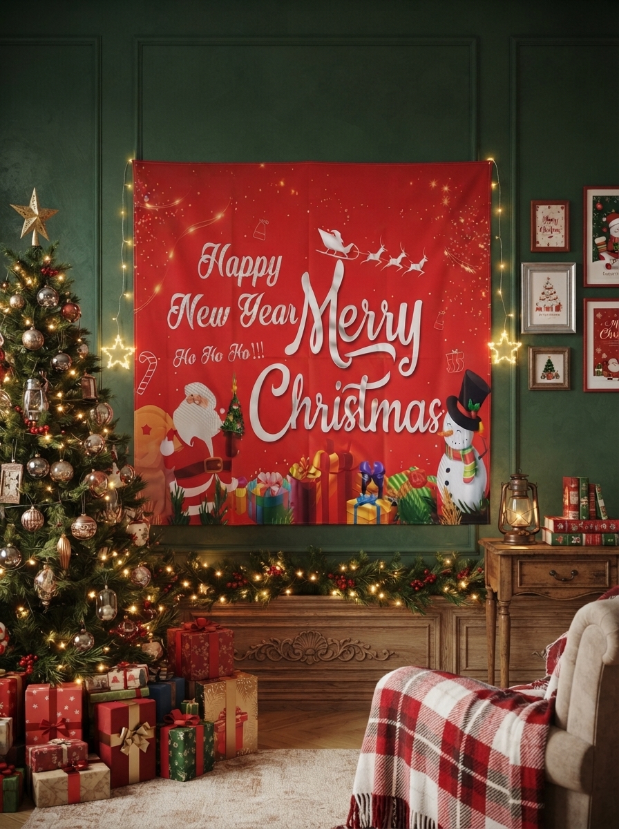TELON NAVIDEÑO 180X110CM MOD.6