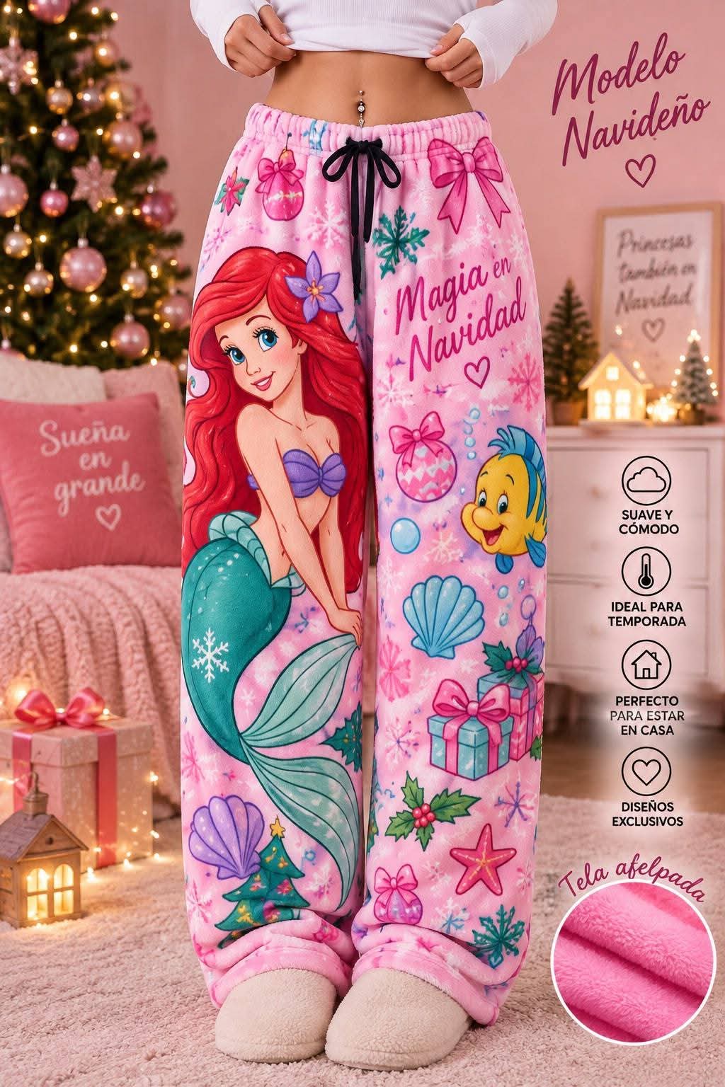 PIJAMA PANTS PERSONAJES SIRENITA