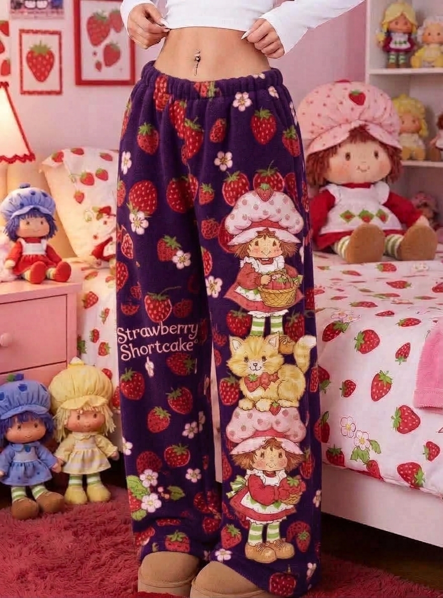PIJAMA PANTS PERSONAJES ROSITA FRESITA/MORADO