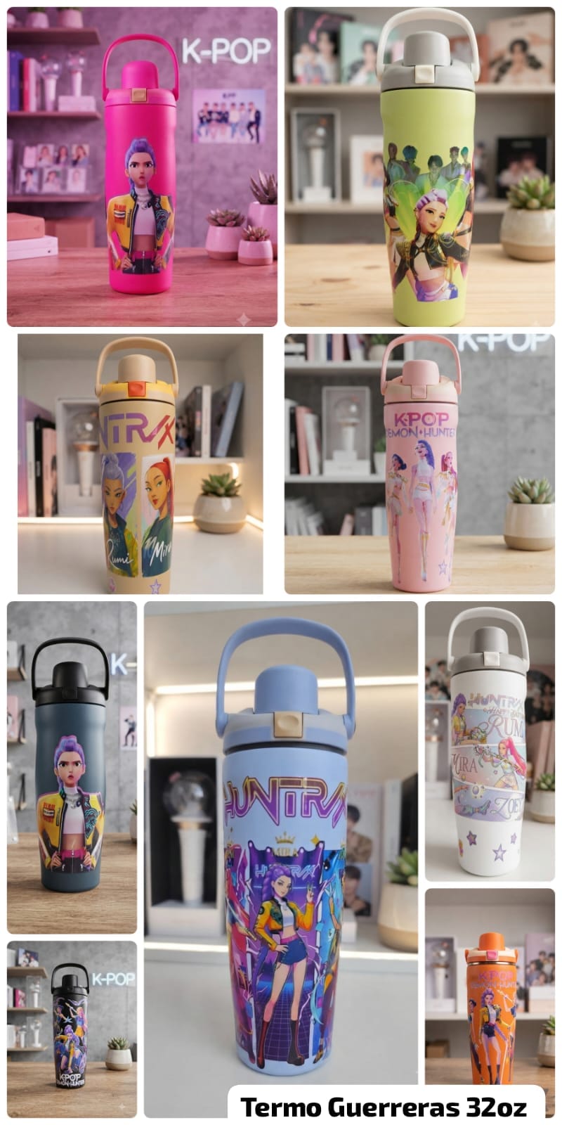 TERMO OWALA 32 OZ (1000ML) GUERRERAS KPOP