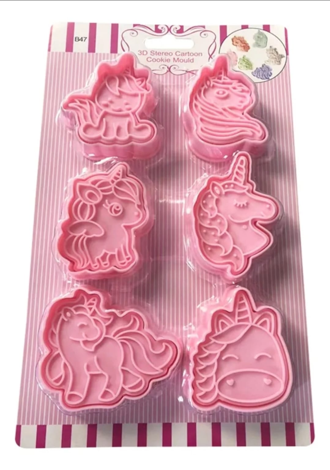 CORTADORES MOLDES UNICORNIO