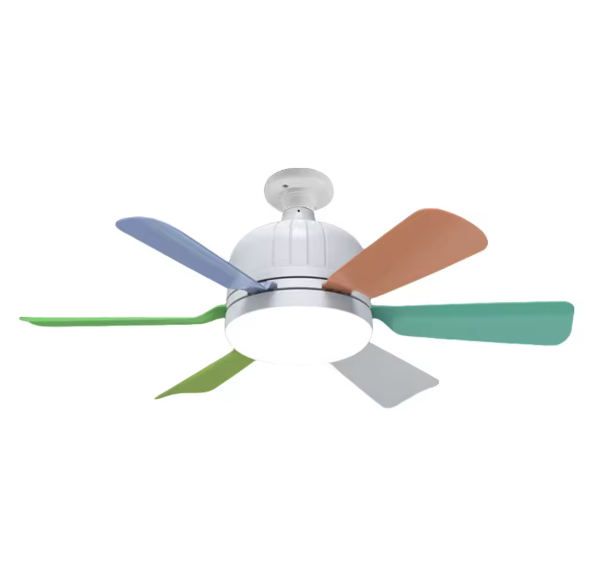VENTILADOR FOCO DE TECHO COLORES