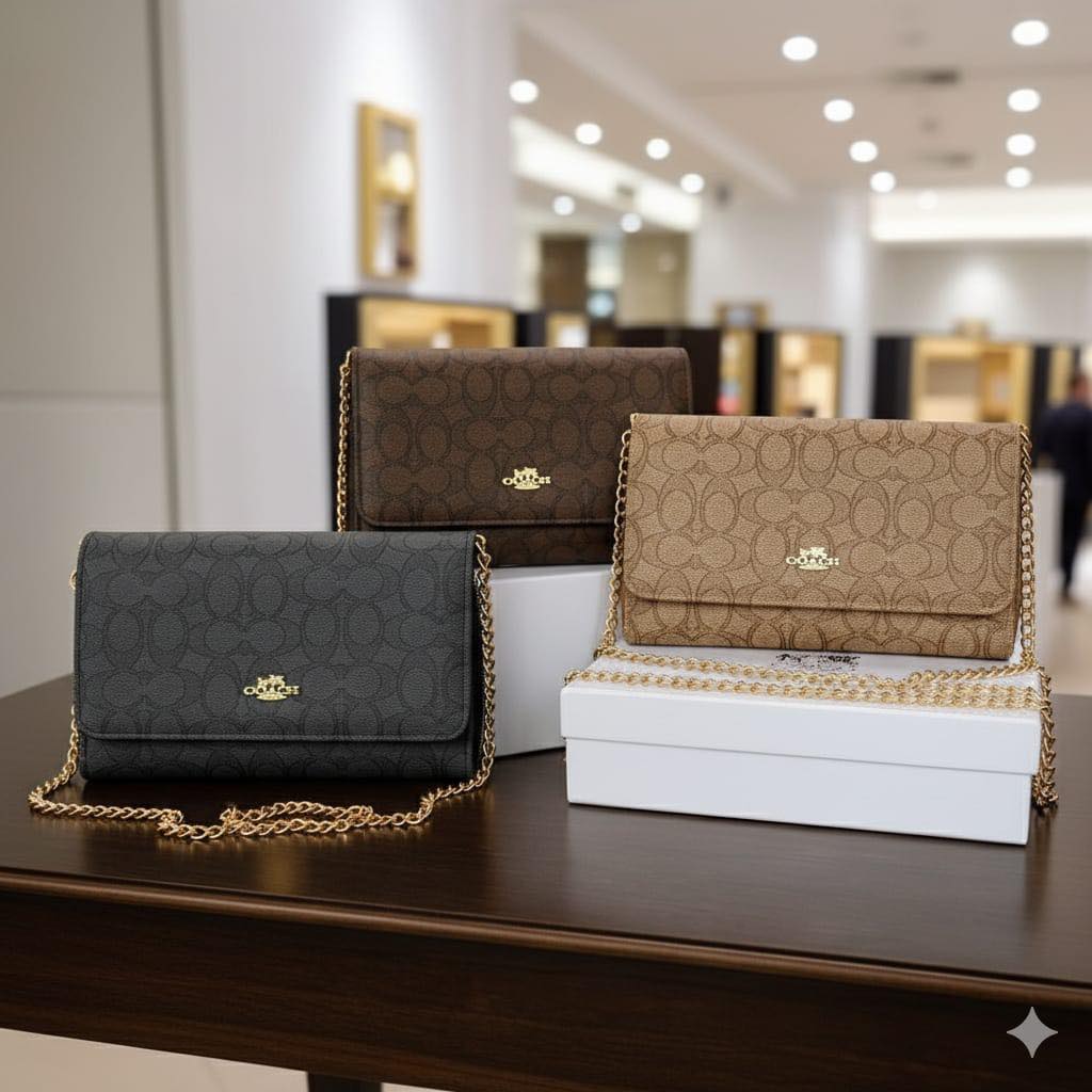 CARTERA BOLSO COACH (CON CAJA)