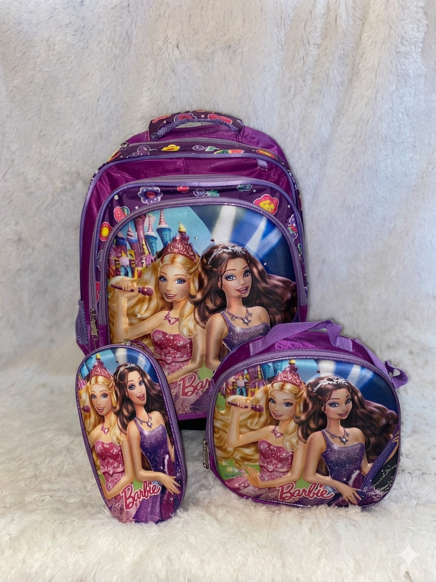 COMBO MOCHILA BARBIE MOD.5 #325