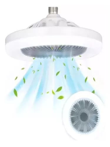 VENTILADOR DE TECHO CON FOCO LED