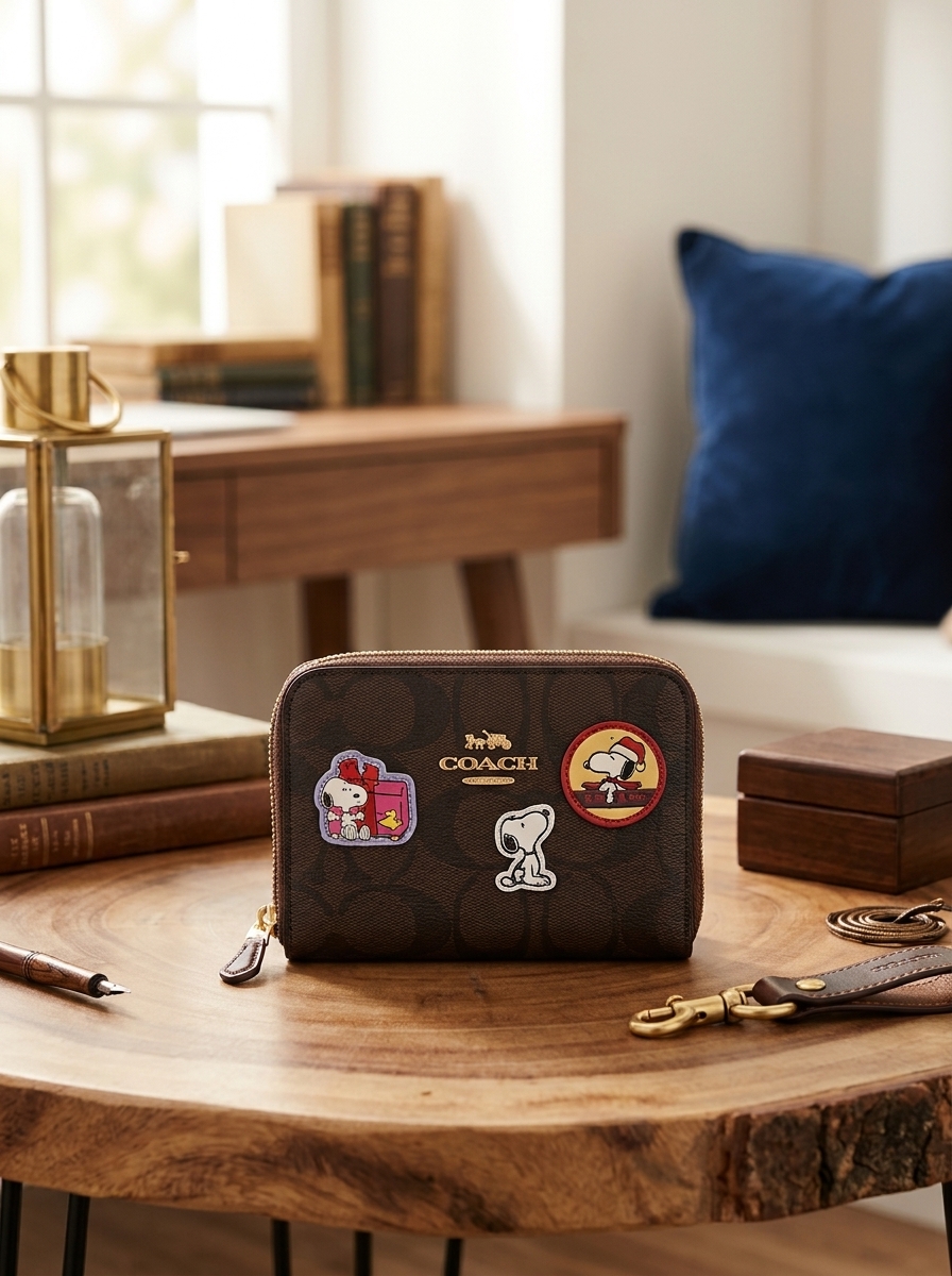 CARTERA ESTAMPADOS MARRON