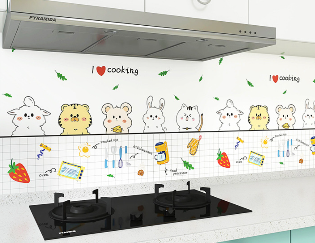 PAPEL TAPIZ INFANTIL BLANCO