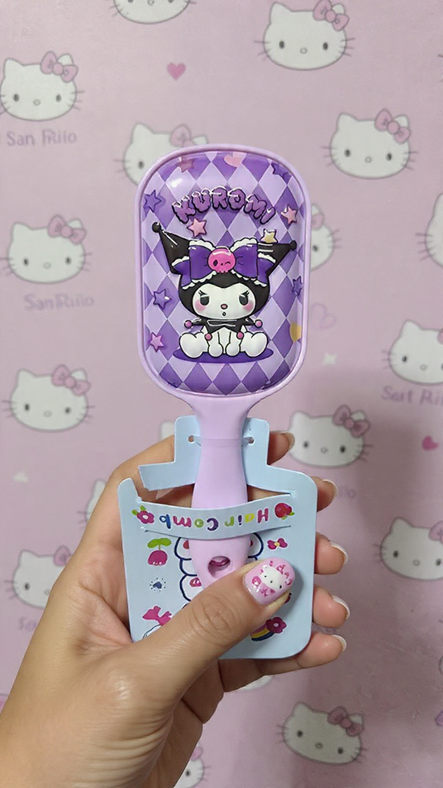CEPILLO SANRIO 17CM KUROMI