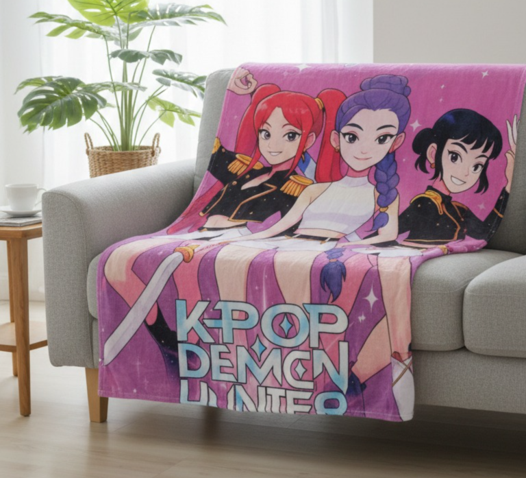 FRAZADA LAS GUERRERAS DEL KPOP AL AZAR 210X160