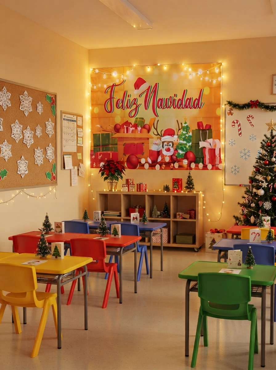 TELON NAVIDEÑO 180X110CM MOD.4