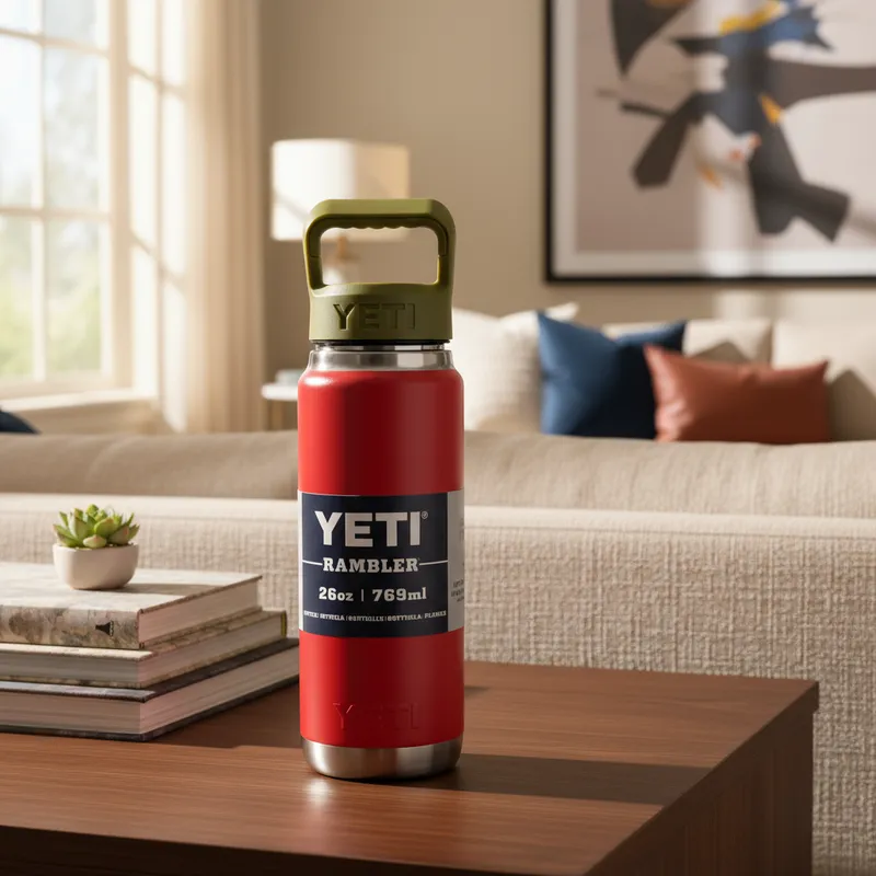 YETI RUMBLER 26 OZ ROJO BICOLOR