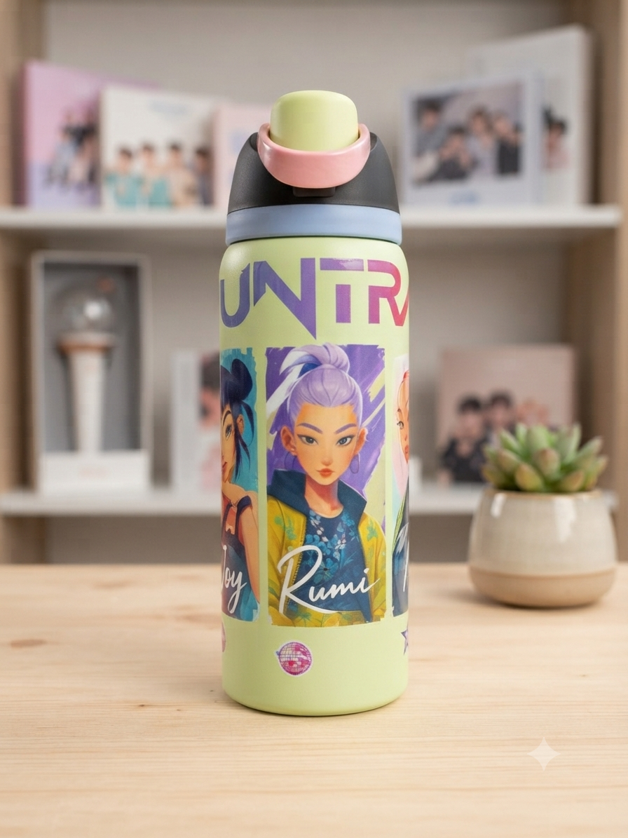 TERMO OWALA 32 OZ (950ML) GUERRERAS KPOP VERDE PASTEL