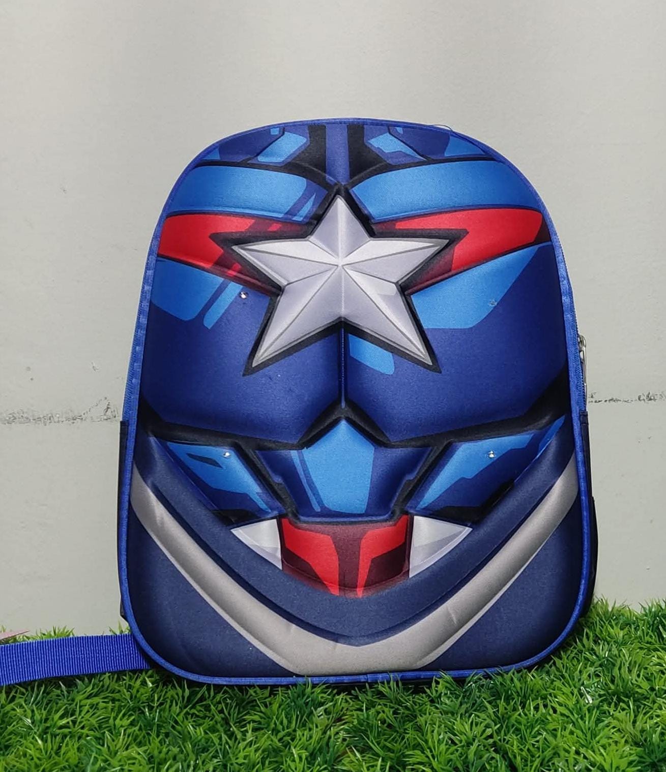 MOCHILA 3D KINDER INDIVIDUAL CAPITAN AMERICA #965