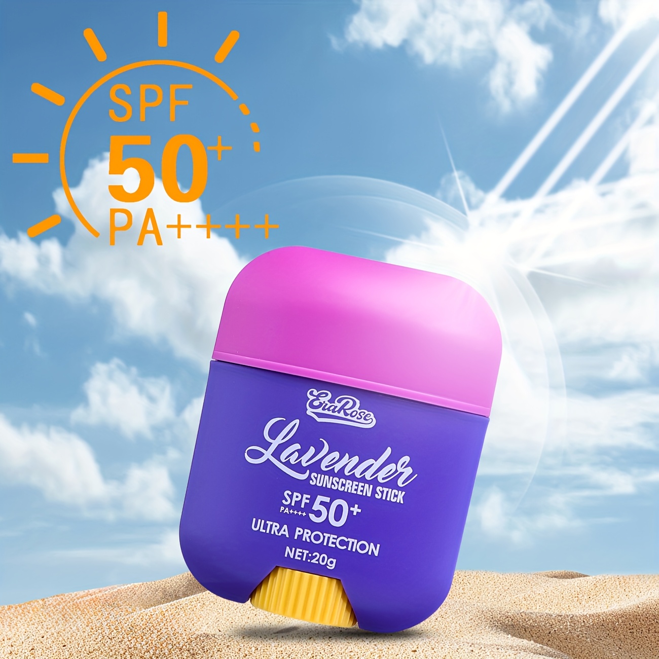 BLOQUEADOR SOLAR EVA ROSE 50+ LAVANDA