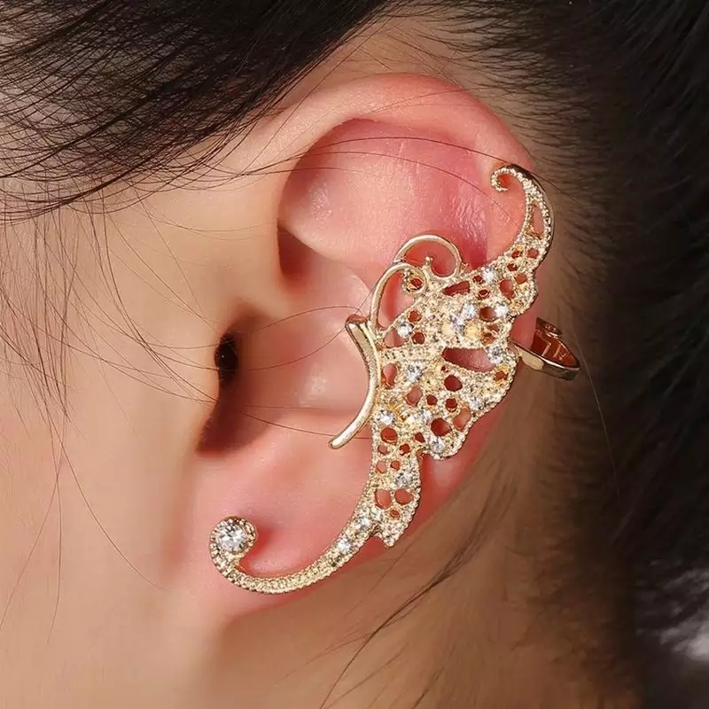 ARETE DE OREJA DORADO #14