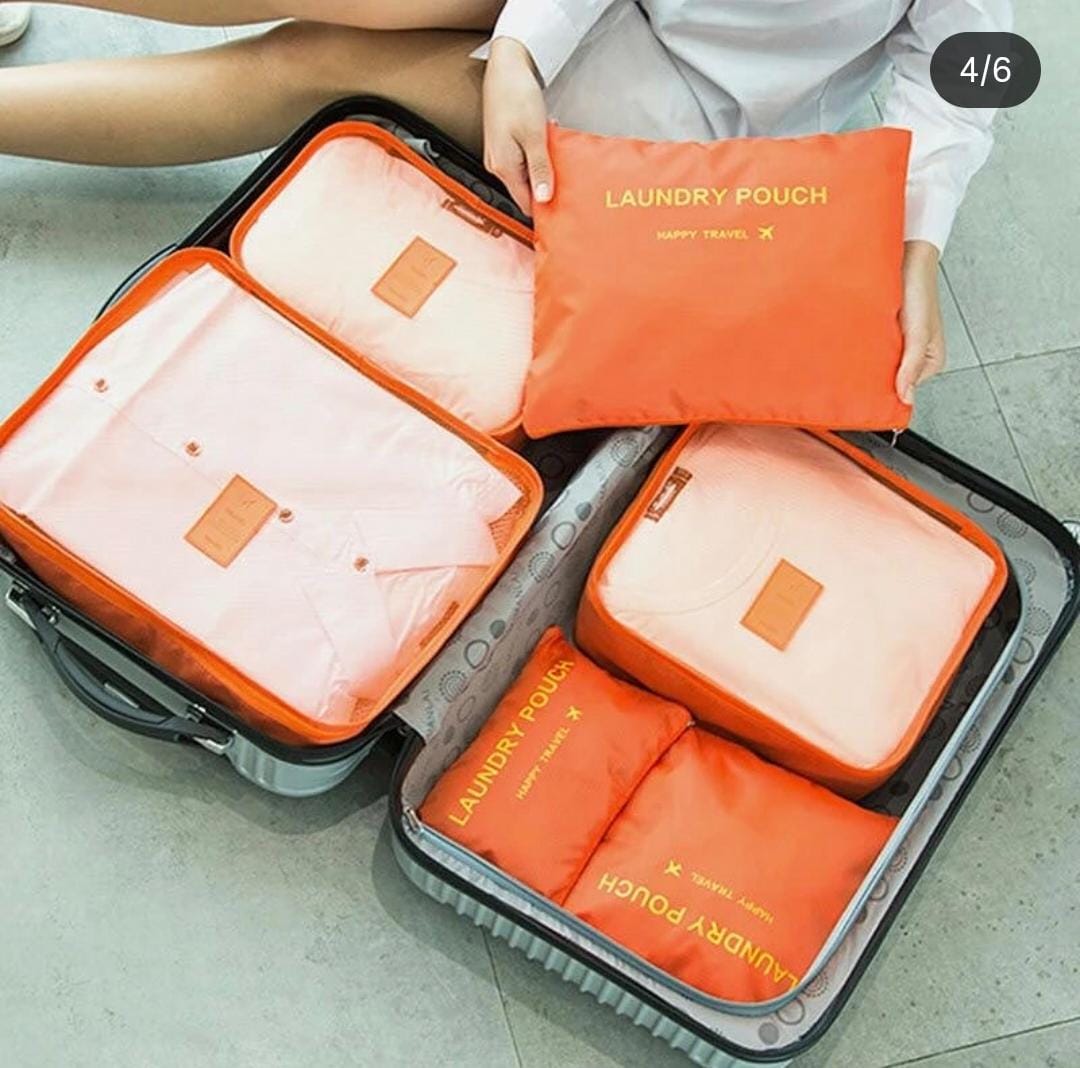 KIT BOLSA DE VIAJE 5 PIEZAS LADRILLO