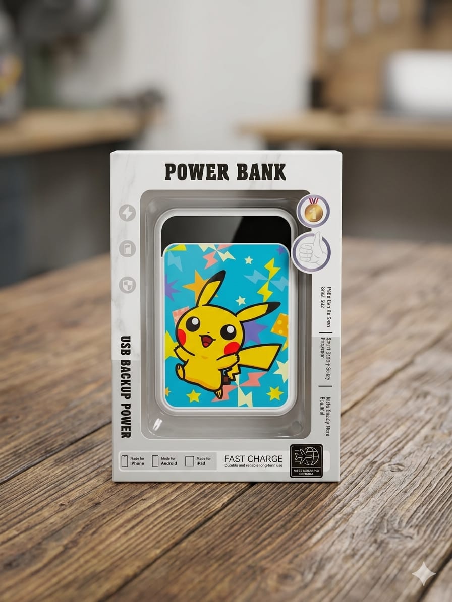 POWER BANK PERSONAJES POKEMON