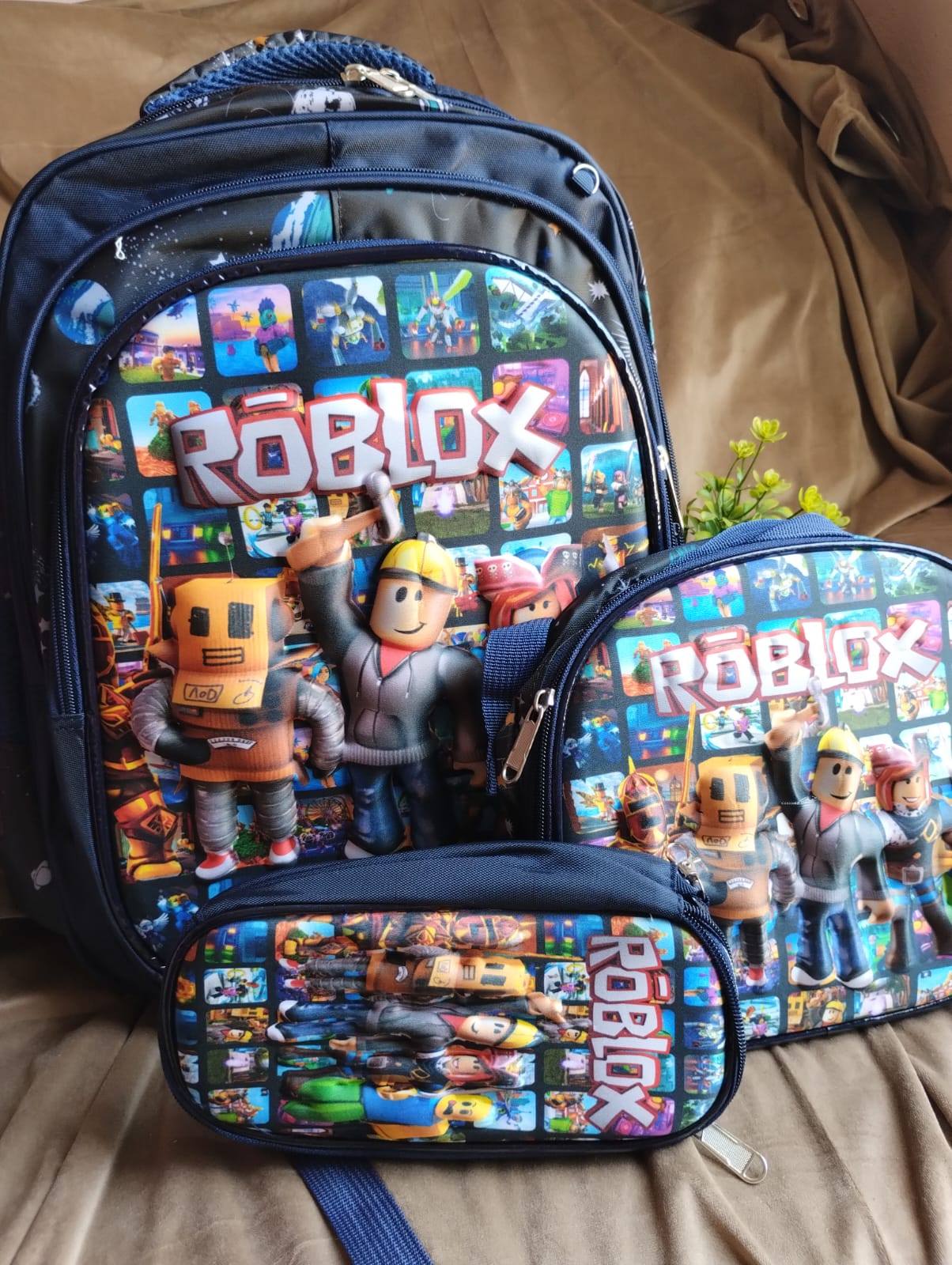 COMBO MOCHILA CON LUZ ROBLOX #912/#895