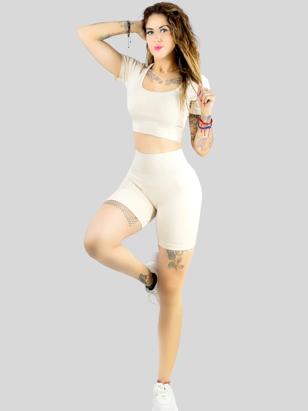 CONJUNTO DEPORTIVO ZHUS BEIGE