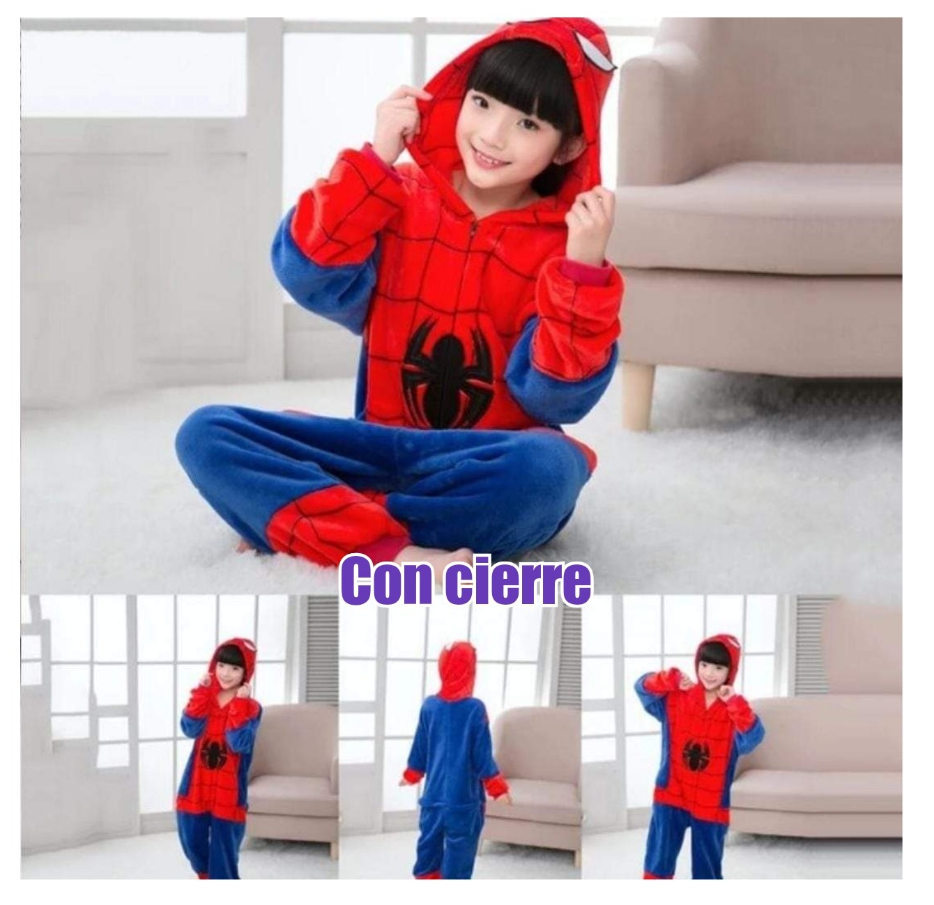 MAMELUCO NIÑOS SPIDERMAN 7-8 AÑOS (140)