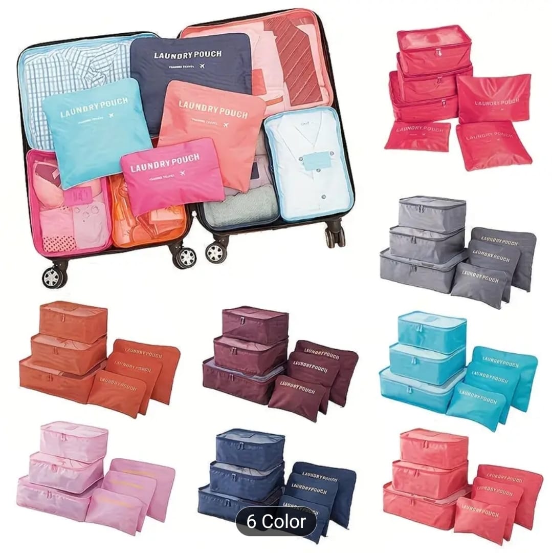 KIT BOLSA DE VIAJE 6 PIEZAS