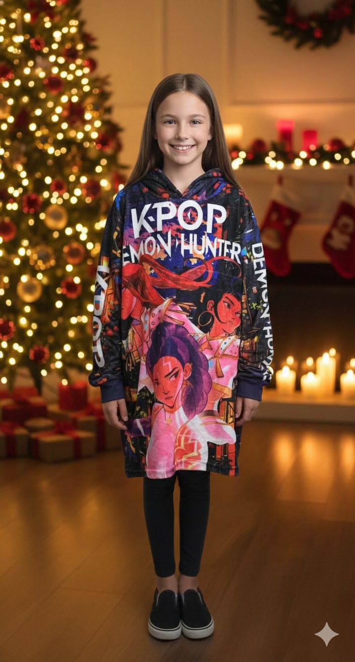MAXI SUDADERA JUVENIL GUERRERAS K-POP
