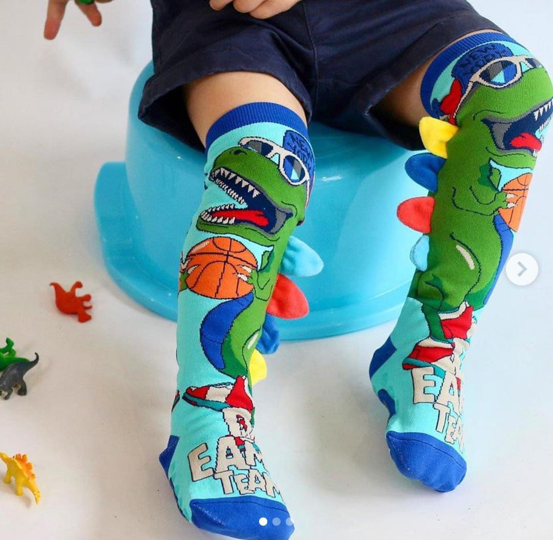 CALCETAS LOCAS DINOSAURIO