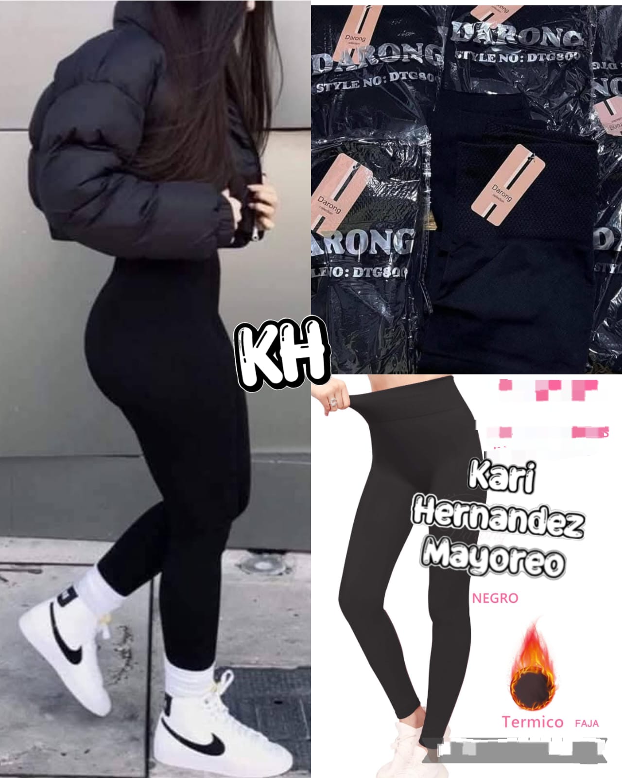 10 MALLAS TERMICAS DARONG PRETINA ANCHA