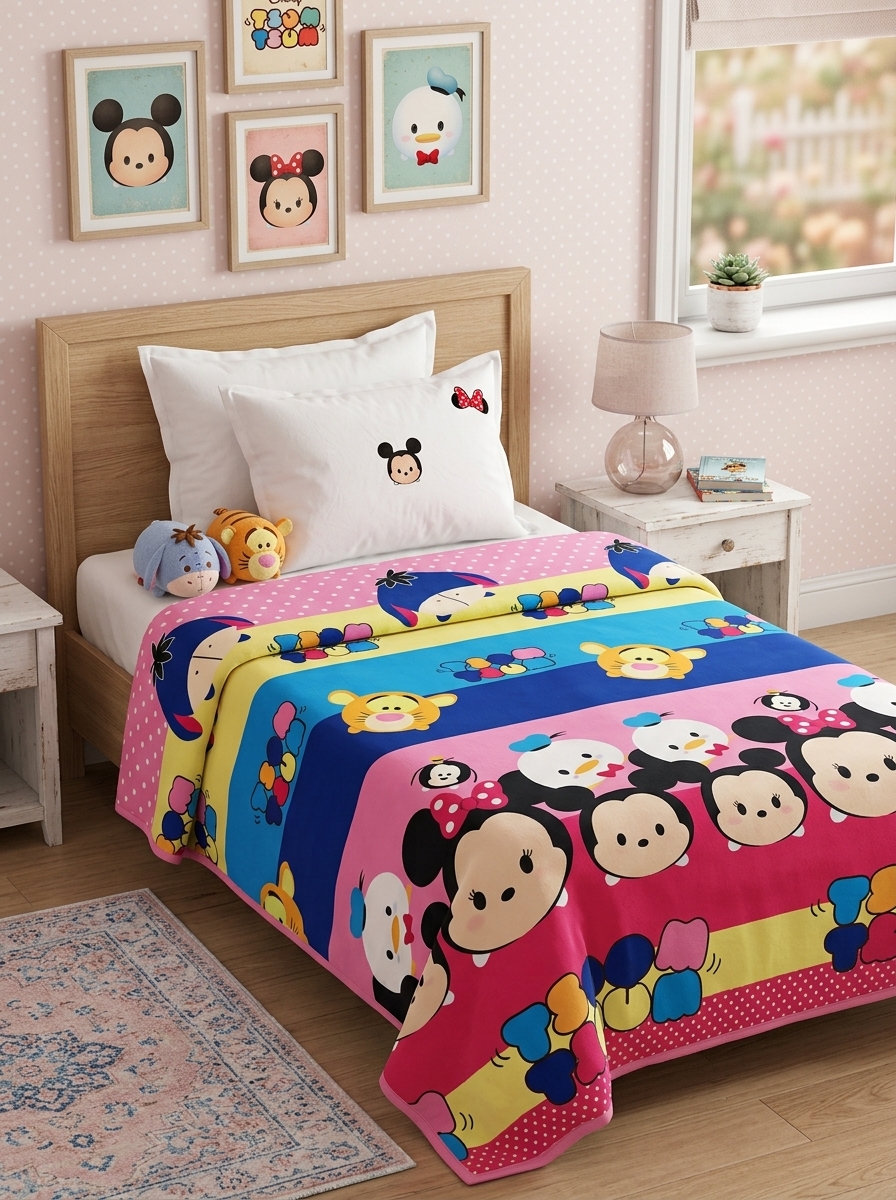 FRAZADA PERSONAJES 180X200CM DISNEY