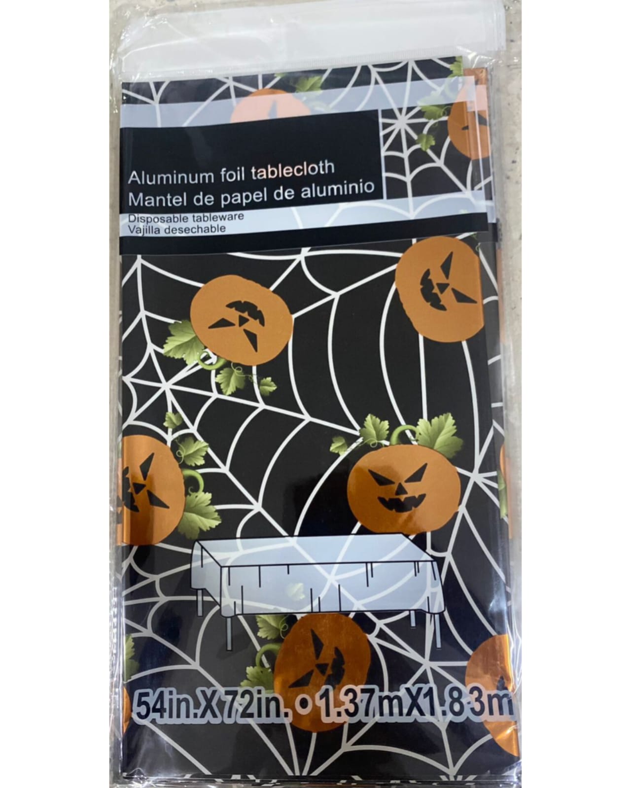 MANTEL HALLOWEEN 1.83 CALABAZAS