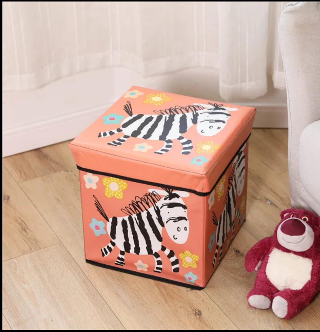 CAJA DE ALMACENIMIENTO CUADRADA ROSA CORAL