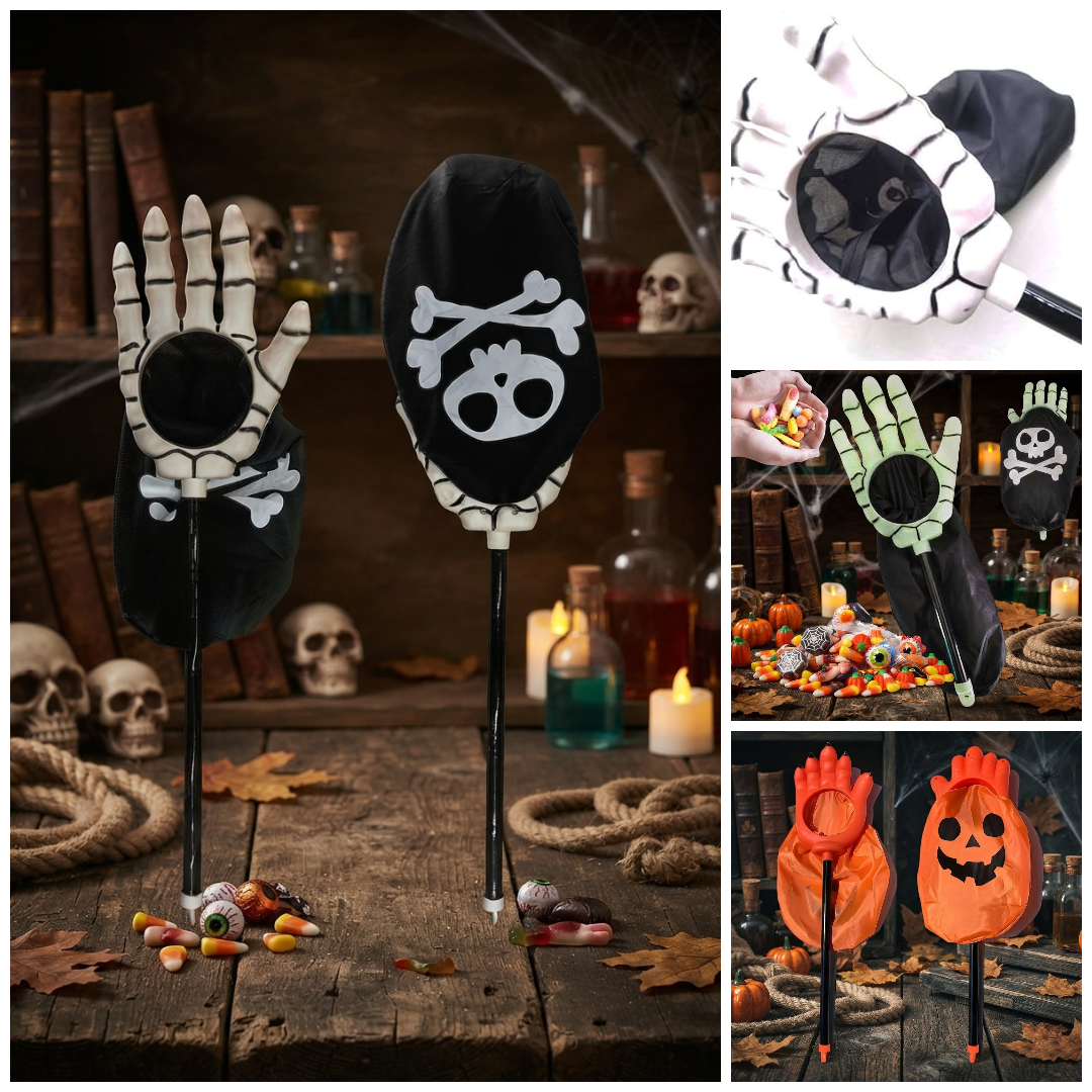 BOLSA PARA DULCES HALLOWEEN CON MANGO