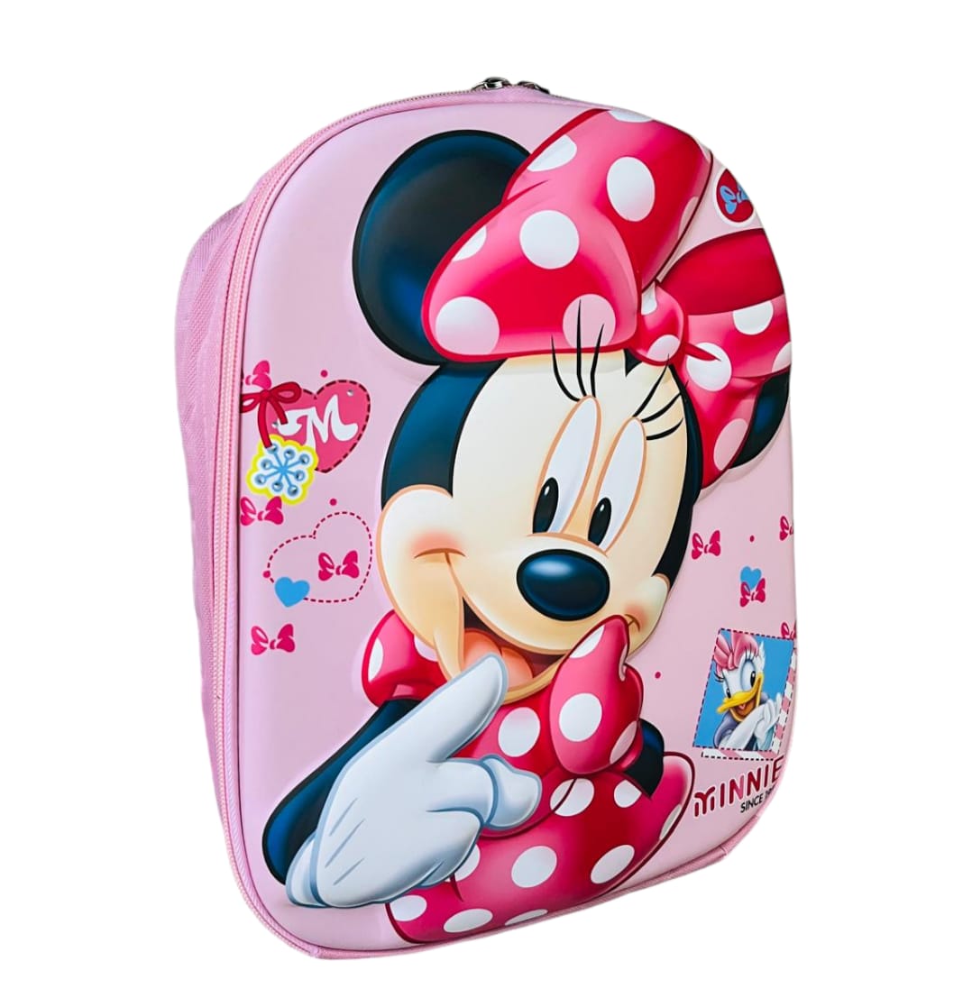 MOCHILA KINDER 3D PERSONAJES MINNIE