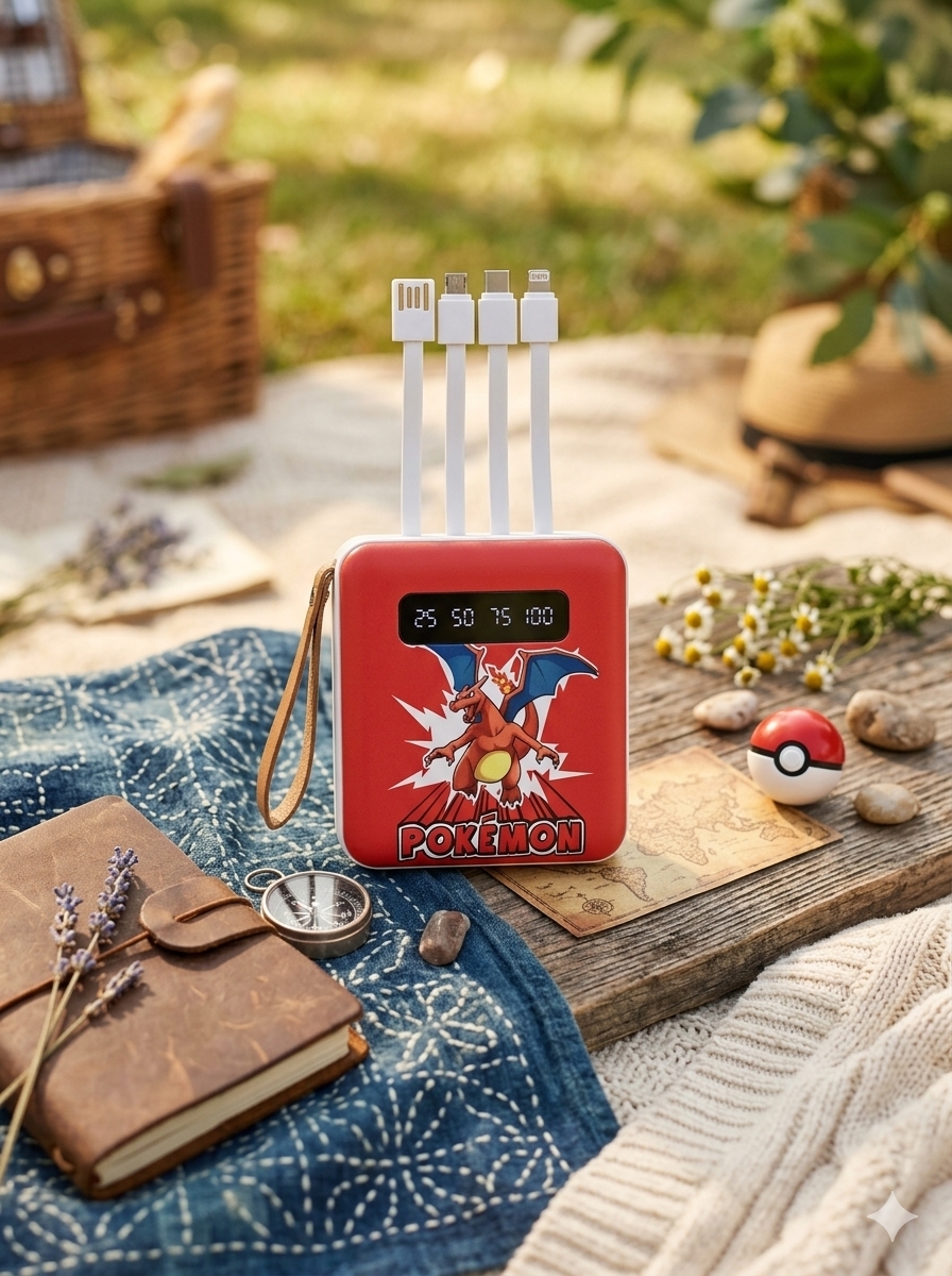 CARGADOR PORTATIL CHARIZARD