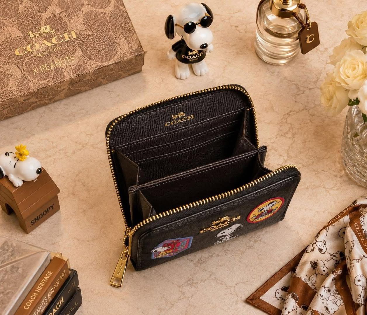 CARTERA ESTAMPADOS NEGRO