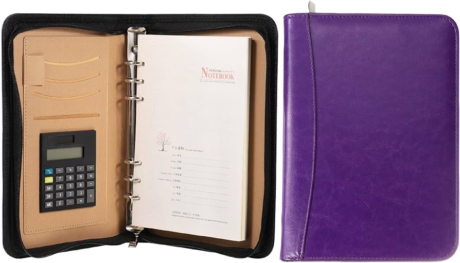 LIBRETA AGENDA PLANIFICADORA MORADA