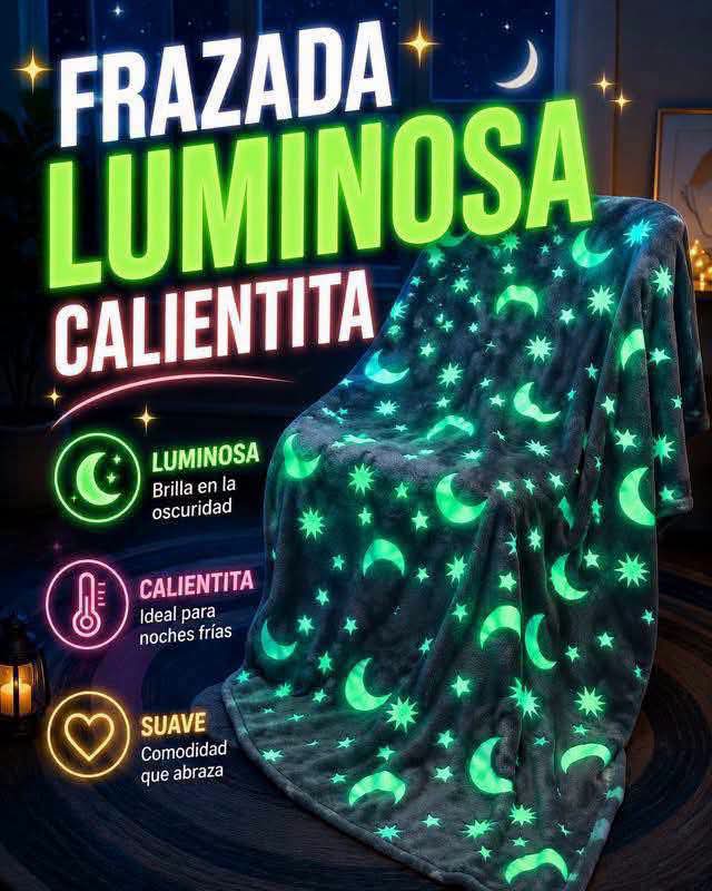 FRAZADA LUMINOSA