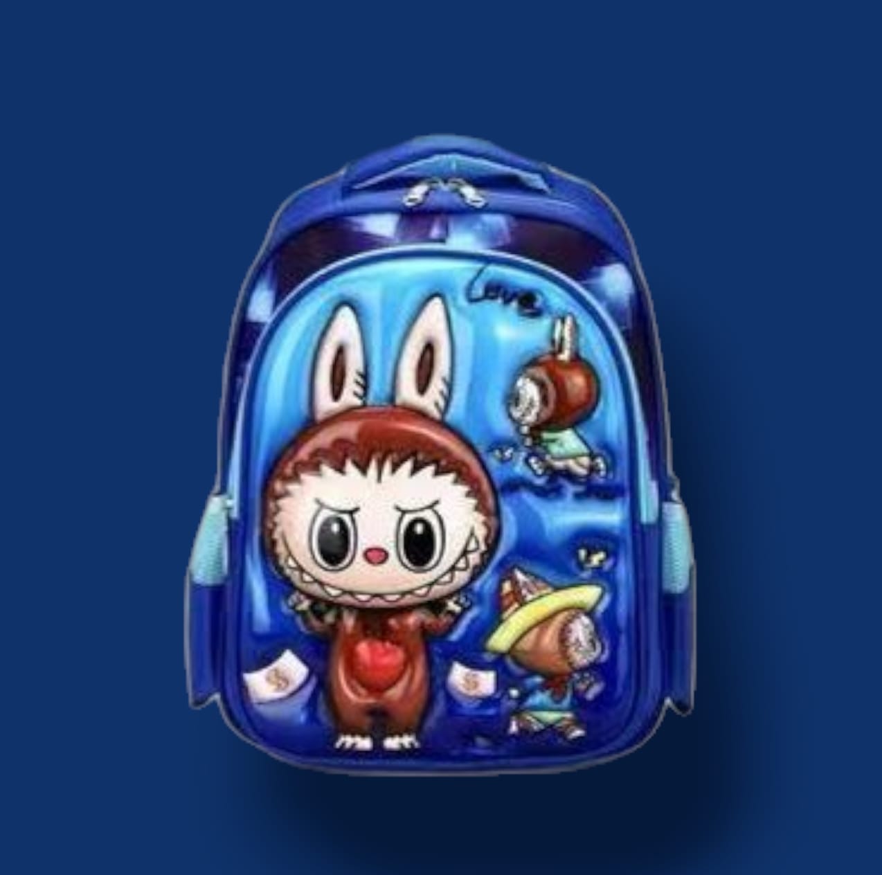 MOCHILA KINDER INFANTIL 3D NIÑO LABUBU