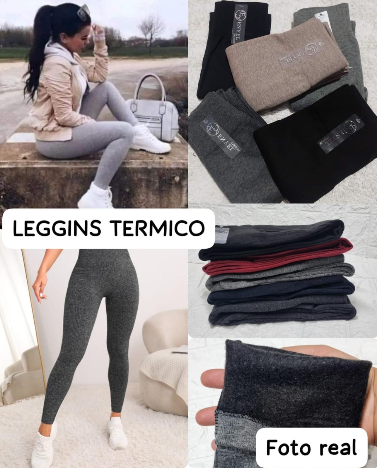 LEGGINS TERMICO ENYEL AZUL MARINO 10PZ