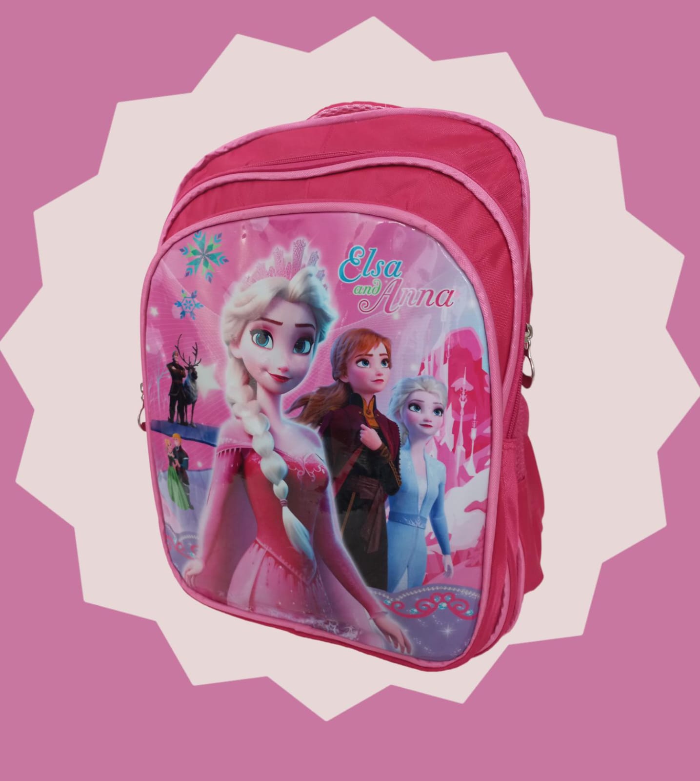 MOCHILA INDIVIDUAL PRIMARIA PERSONAJES FROZEN