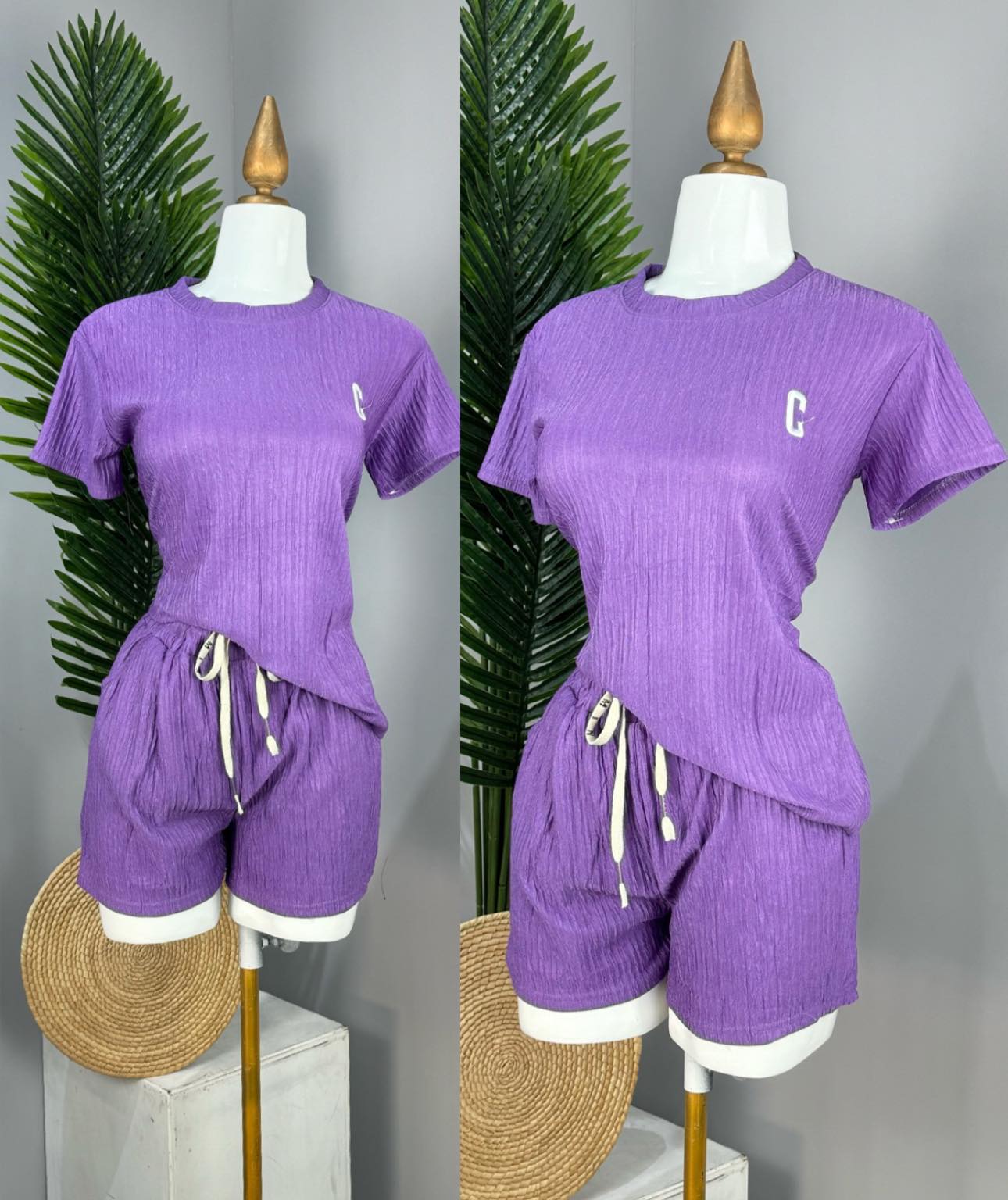 CONJUNTO C MORADO (SHORT)