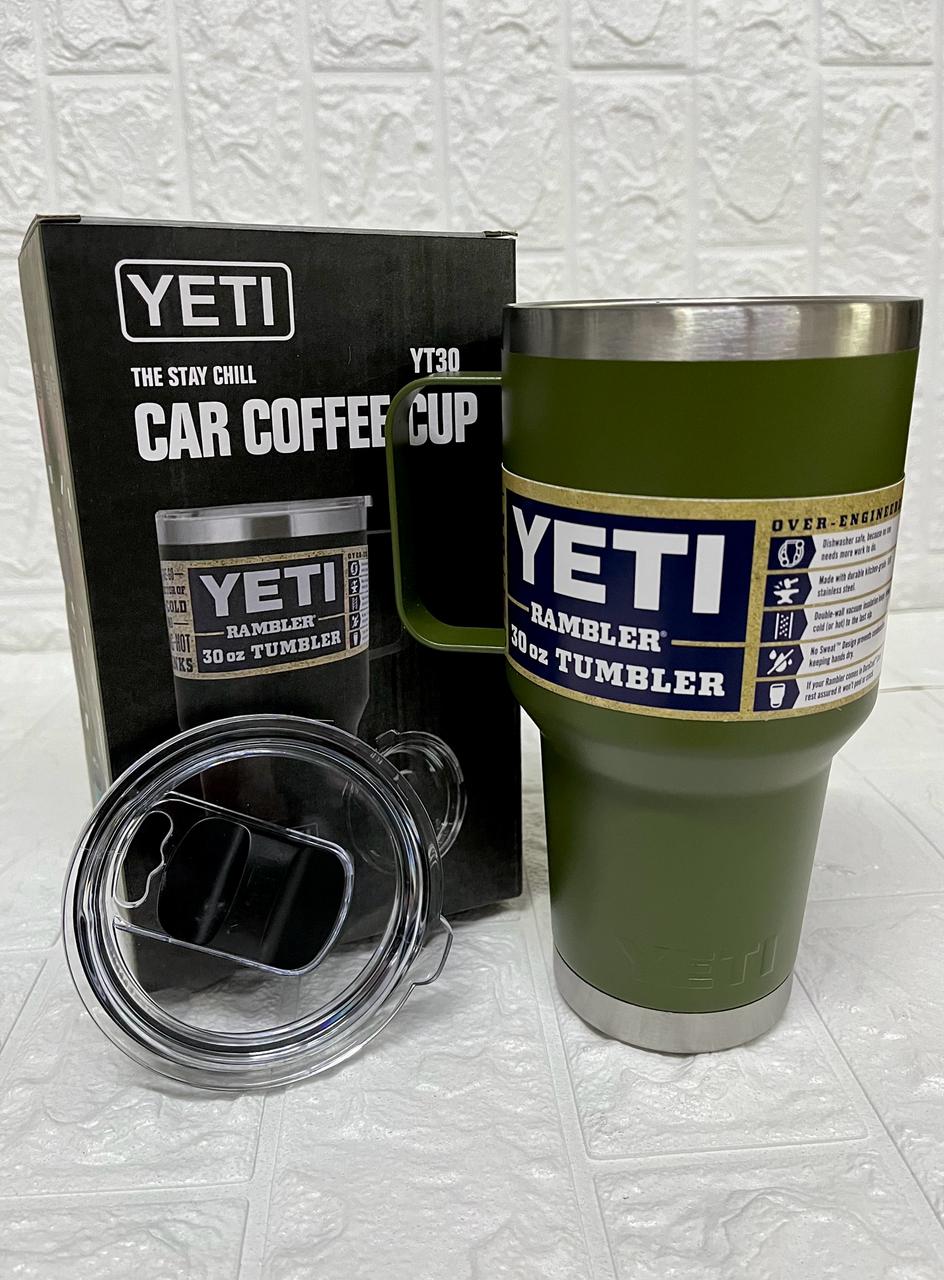 YETI 30 oz CON AGARRADERA VERDE MILITAR