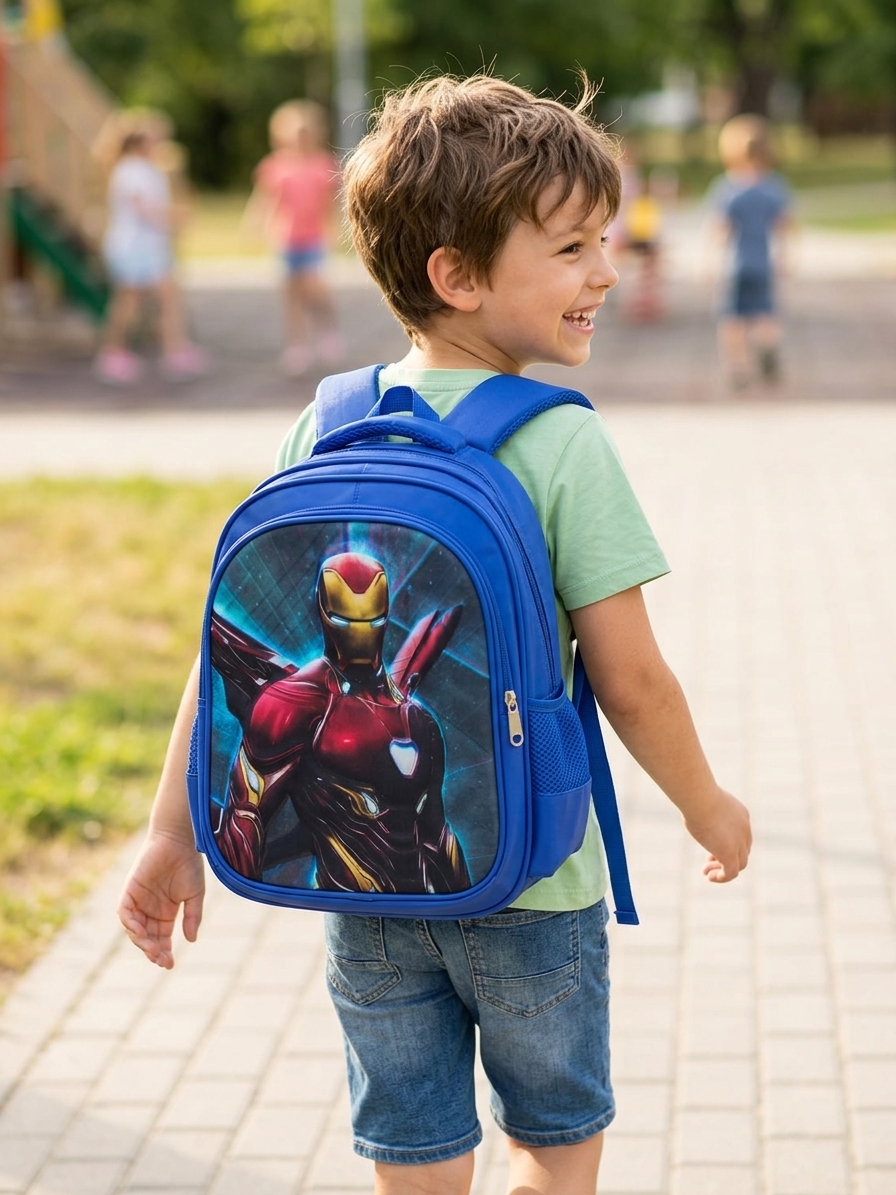 3D MOCHILA  PERSONAJES #616 IRON-MAN