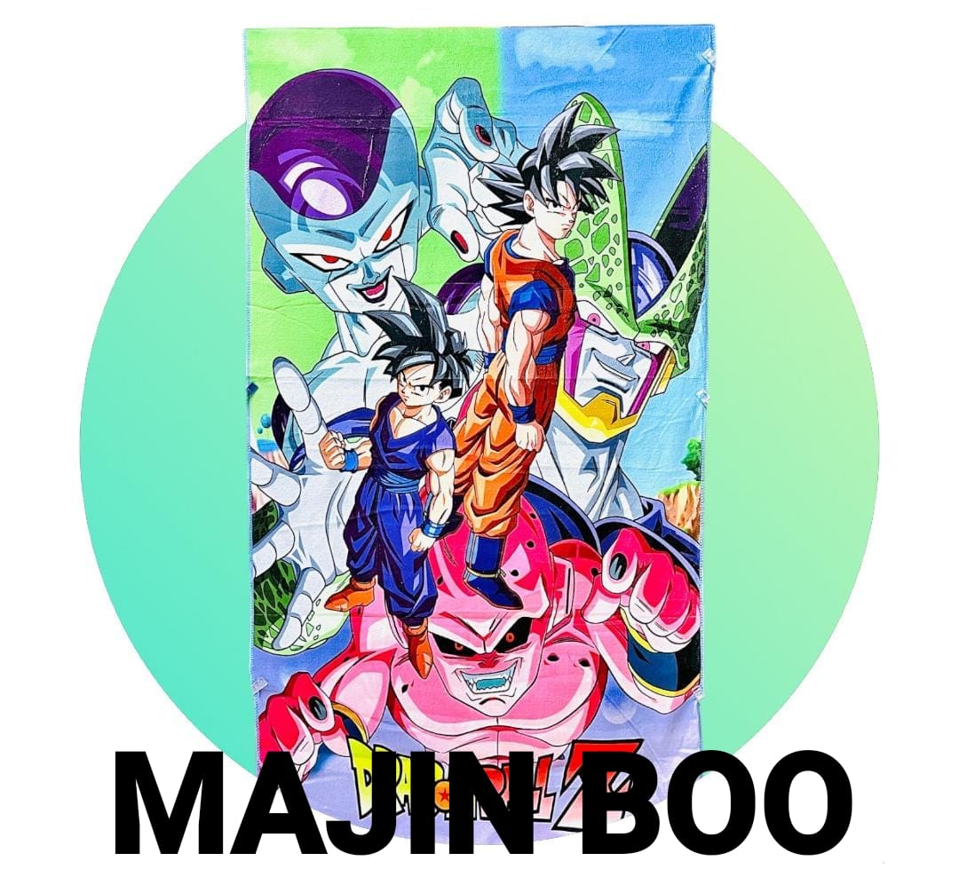 TOALLA INFANTIL DRAGON BALL 1.50 MAJIN BOO