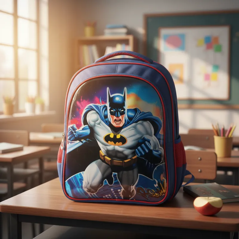 MOCHILA INDIVIDUAL PRIMARIA PERSONAJES BATMAN
