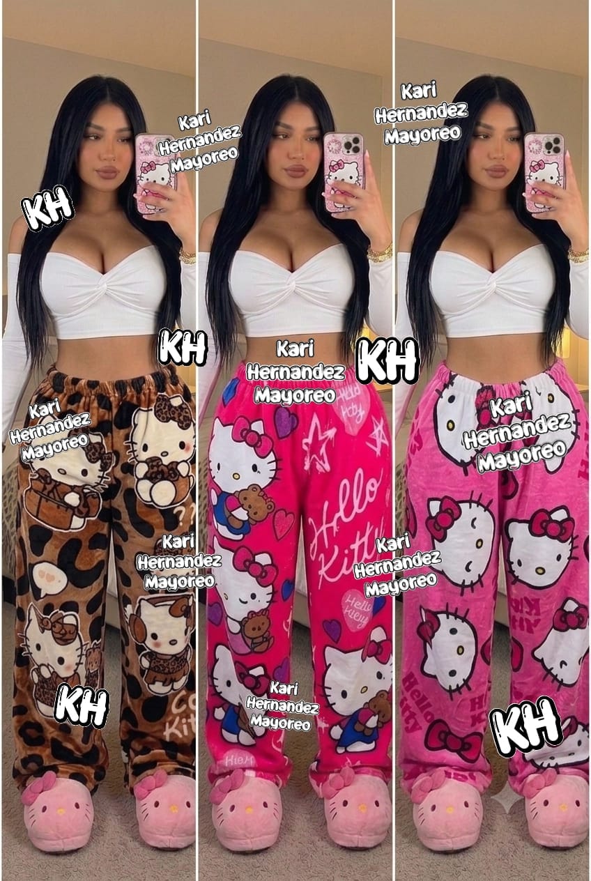PANTALON PIJAMA HELLO KITTY PACK 12PZ